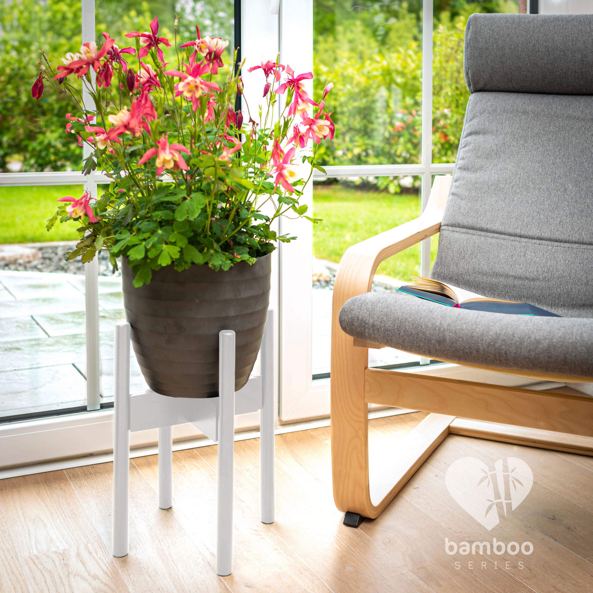 Rubberneck Bambus Pflanzenständer – für den Innen- und Außenbereich